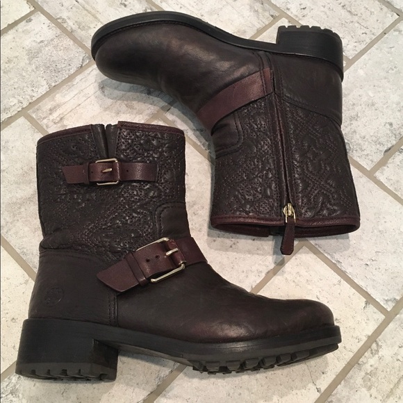 Tory Burch Shoes - Tory Burch Moto Ankle Boots 7